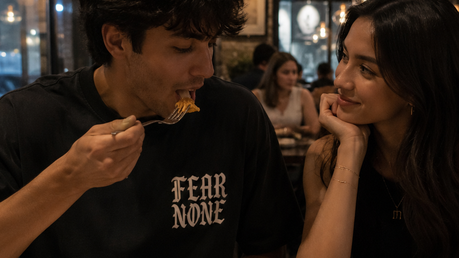 Don't wear  a shirt - wear an attitude.The FEAR NONE  Heavyweight Tee build for those who move through the world with absolute confidence.